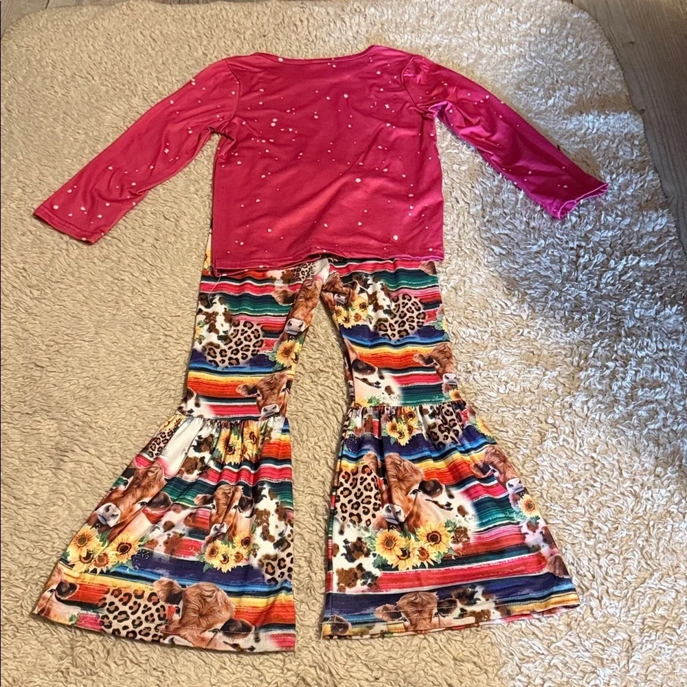 Toddler “Heifer Please” Bell Bottom Outfit